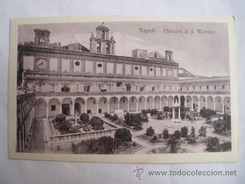 Postais: Antigua Postal : Chiostro di S.Martino - NAPOLI (Napoles) - Italia. Cartoleria E.De Magistris