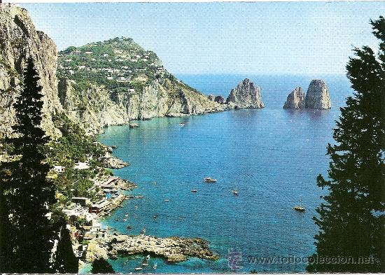 Postales: CAPRI - MARINA PICCOLA E FARAGLIONI - Foto 1