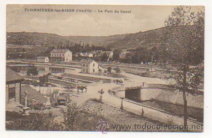 Cartes Postales: PLOMBIERES LES DIJON (COTE D'OR). LE PORT DU CANAL