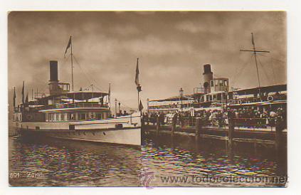Postales: ZURICH. BARCOS. - Foto 1