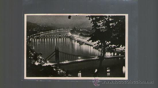 Cartes Postales: TARJETA POSTAL DE HUNGRIA. BUDAPEST. EJJEL. MINDEN JOG FENNTARTVA. 1935.