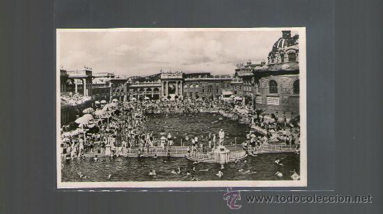 Cartes Postales: TARJETA POSTAL DE HUNGRIA. BUDAPEST. SZECHENYI STRANDFURDO. MAGYAR.