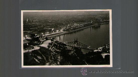 Cartes Postales: TARJETA POSTAL DE HUNGRIA. BUDAPEST. EJSZAKAI DUNAI LATKEP. MAGYAR.