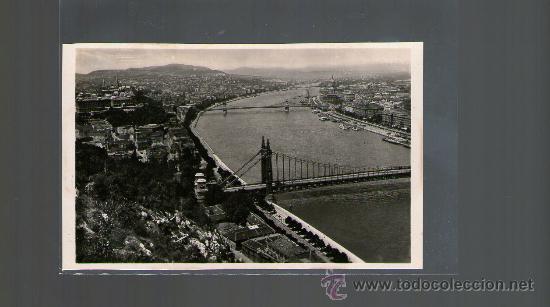 Postkarten: TARJETA POSTAL DE HUNGRIA. BUDAPEST. KILATAS A SZT GELLERT HEGYROL. MAGYAR.