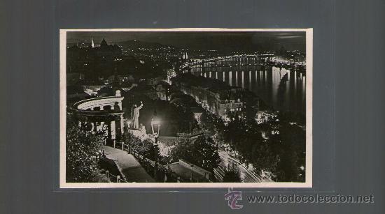 Postkarten: TARJETA POSTAL DE HUNGRIA. BUDAPEST. EJJEL. TORVENYESEN VEDVE 1935.