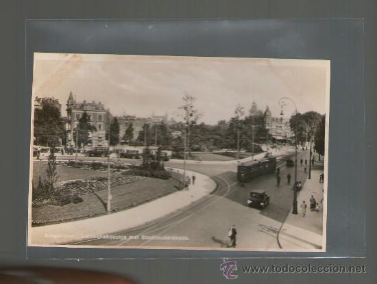 Postais: TARJETA POSTAL DE HOLANDA. AMSTERDAN. LEIDSCHEBOSCHJE MET STADHOUDERSKADE.
