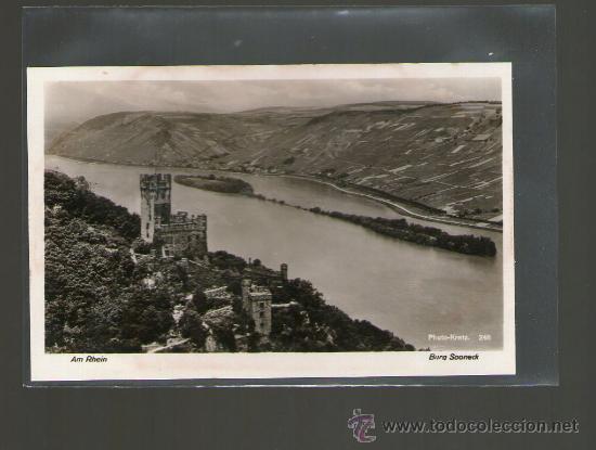 Postais: TARJETA POSTAL. AM RHEIN. BURG. KRATZ. ECHTE FOTOGRAFIE.