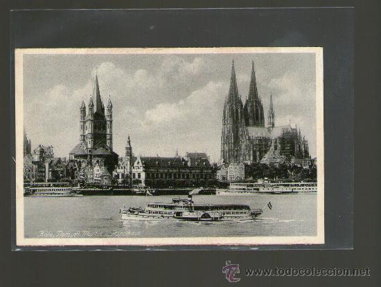 Postais: TARJETA POSTAL DE ALEMANIA. KOLN, DOM, ST. MARTIN U. STAPETHAUS.
