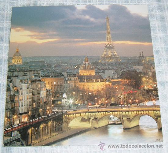 Postkarten: postal tour eiffel de noche