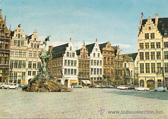 Postales: ANTWERPEN - GROTE MARKT-BRABO - Foto 1