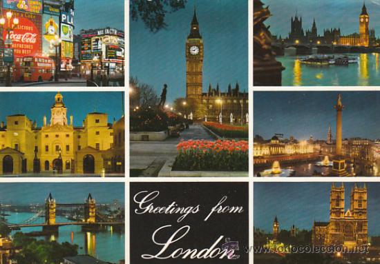 Postales: Relojes. Londres - Foto 1