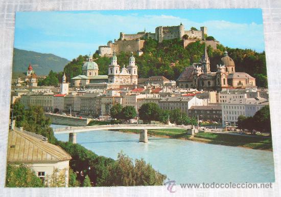 Postales: postal de salzburgo centro historico del castillo - Foto 1