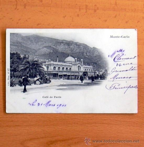 Postales: Monte-Carlo - Cafe de Paris - Foto 1