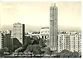 Postkarten: 7-3ay186. Postal Italia. Milano. Plaza de la Rep&uacute;blica