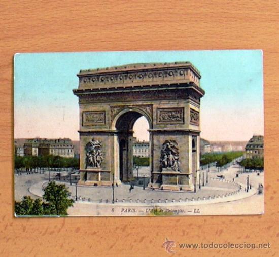 Postales: Paris - LArc de Triomphe - Foto 1