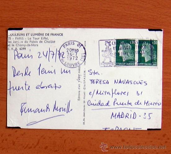 Postales: Paris - La Tour Eiffel - Foto 2