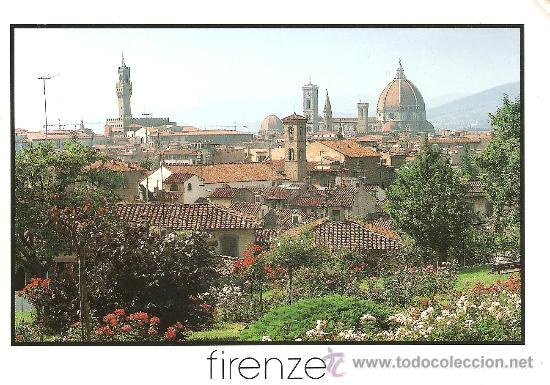Postales: POSTAL DE FIRENZE, CIRCULADA CON SELLO - Foto 1