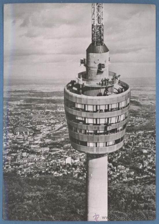 Postales: Stuttgart - Torre de Televisi&oacute;n - 1959 - Foto 1