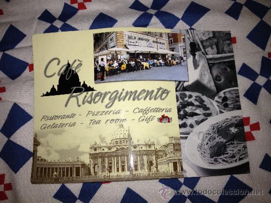 Postales: Postal del Caf&eacute; Risorgimento, Vaticano. - Foto 1