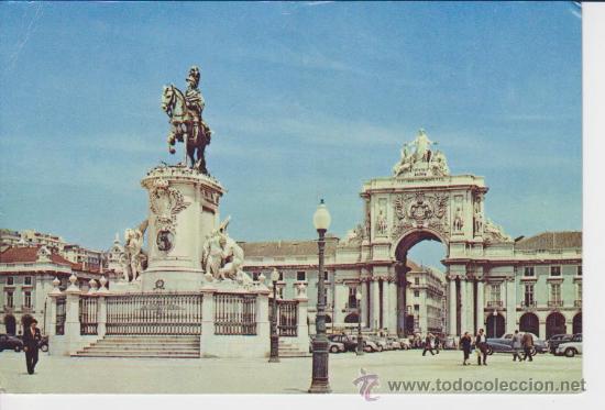Postales: LISBOA. VISTA PARCIAL DE PRACA DO COMERCIO - Foto 1