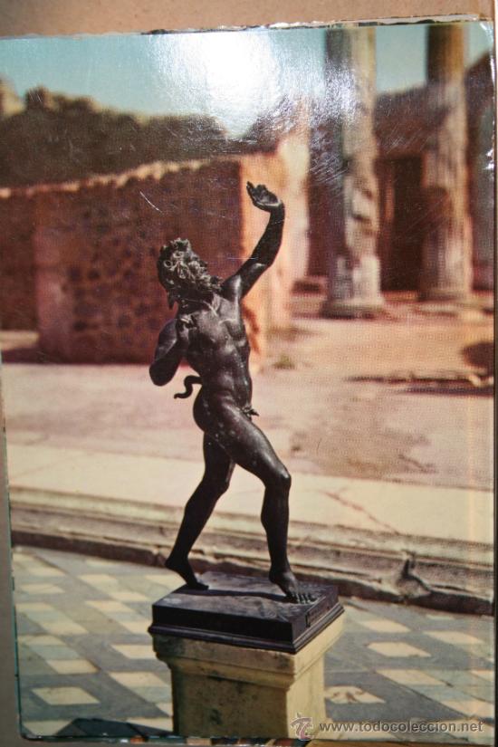 Postales: POSTAL POMPEI. POMPEYA. FAUNO DANZANTE. CIRCULADA