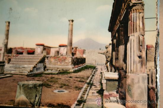 Postales: POSTAL POMPEI. POMPEYA. PORTICO DEL TEMPLO DE APOLO. CIRCULADA