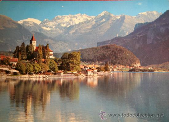 Postales: POSTAL BRIENZ MIT KIRCHE. SIN CIRCULAR - Foto 1