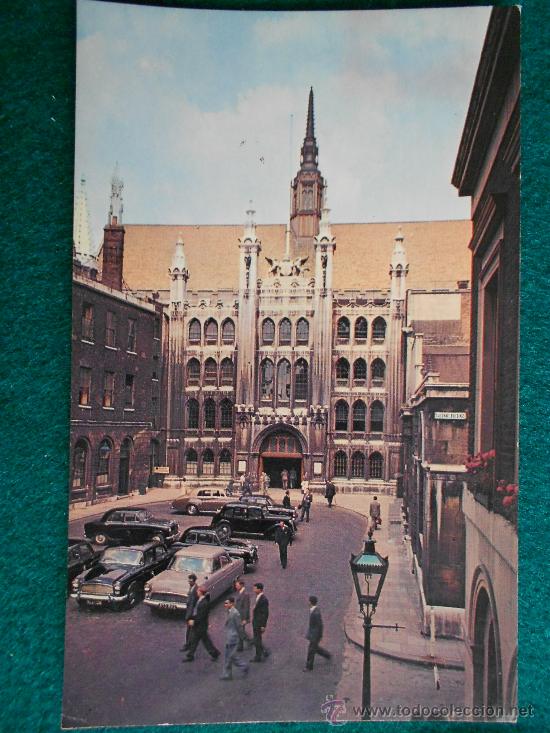 Postales: postal londres  the guildhall   escrita - Foto 1