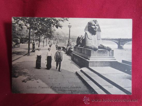 Postales: LONDON - SPHINX, THAMES EMBARKAMENT - Foto 1