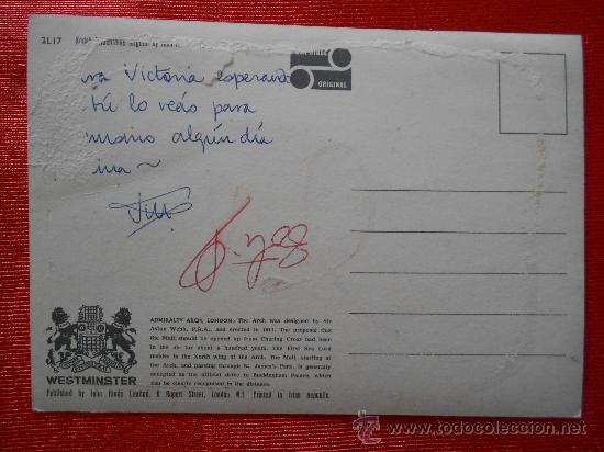 Postales: postal de londres----escrita--- - Foto 2
