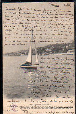 Postais: TARJETA POSTAL DE SUIZA - 1090 DEVANT NEUCH&Acirc;TEL. E. CHIFFELLE