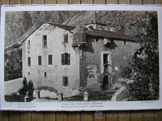 Postais: POSTAL ANDORRA CASAL DEL PARLAMENT ANDORRÁ FOT CLAVEROL