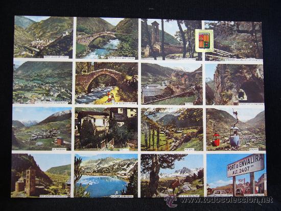 Postkarten: Postal 30. Valls d'Andorra. Diferents aspectes. Ed. Fisa.