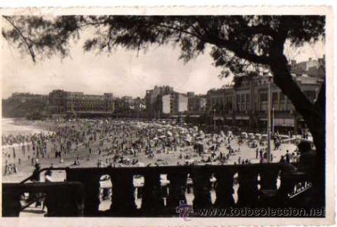 Postales: Biarritz. Circulada. 1952 - Foto 1