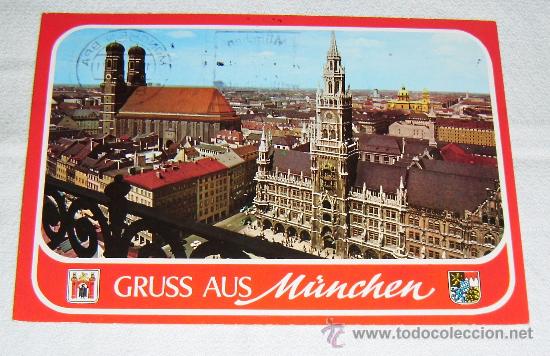 Cartoline: postal de Munchen  Blick vom  -  Alten Peter a&ntilde;o 1979