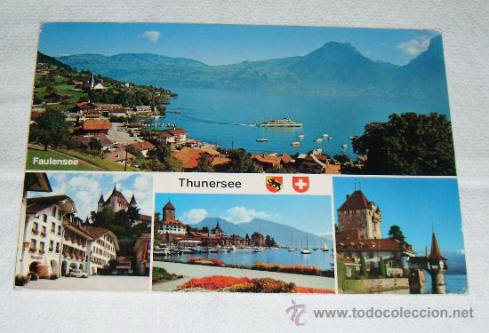 Postkarten: Postal de Suiza Faulensee - Thunersee