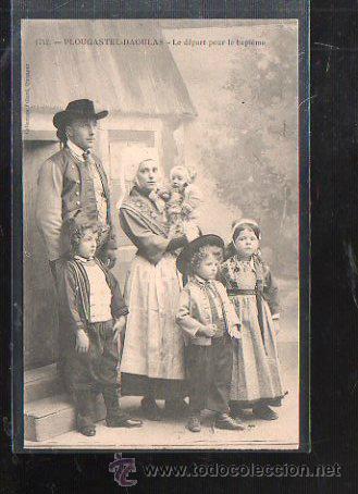 Postcards: TARJETA DE FRANCIA. PLOUGASTEL - DAOULAS. 1742. COLLECTION VILLARD.