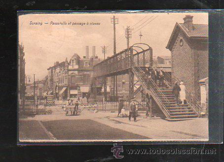 Postales: TARJETA POSTAL DE SERAING. BELGICA. PASSERELLE ET PASSAGE A NIVEAU. BUTENAERS.