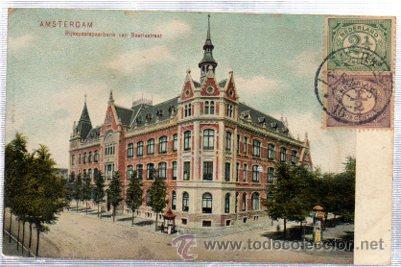 Postais: TARJETA POSTAL AMSTERDAN, RIJKSPOSTSPAARBANK VAN BAERLESTRAAT, 35073, TRENKLER