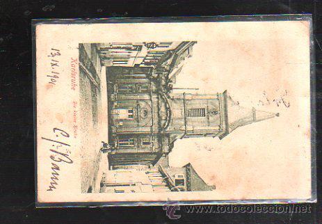 Postais: TARJETA POSTAL DE KARLSRUHE. BADEN. DIE KLEINE KIRCHE.