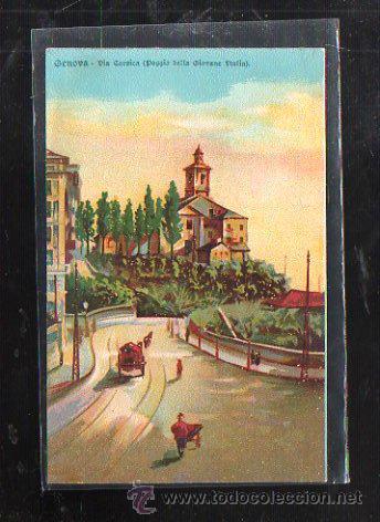 Postcards: TARJETA POSTAL DE GENOVA. VIA CORSICA (POGGIO DELLA GIOVANE ITALIA). J. R. N.