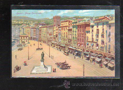 Postcards: TARJETA POSTAL DE GENOVA. PIAZZA CARICAMENTO.