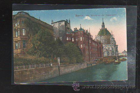 Postales: TARJETA POSTAL DE BERLIN. KGL. SCHLOB VON DER WASSERSEITE. GEORG STILKE.