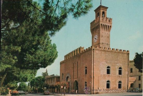 Postales: ITALIA. TARJETA POSTAL. CASTEL SAN PIETRO TERME. TORRE DEL RELOJ. CIRCULADA A ALEMANIA EN 1988
