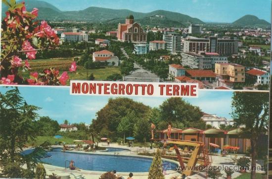 Postales: ITALIA. TARJETA POSTAL. MONTEGROTTO TERME. CIRCULADA A ALEMANIA