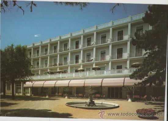 Postales: ITALIA. TARJETA POSTAL. HOTEL PALACE MEGGIORATO. ABANO TERME. CIRCULADA A ALEMANIA