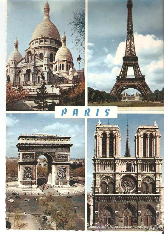 Postales: POSTAL, PARIS , CIRCULADA CON SELLO