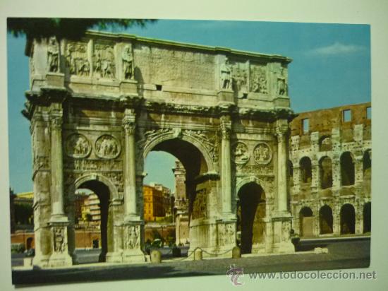 Postales: POSTAL DE ROMA ARCO DE CONSTATINO - Foto 1