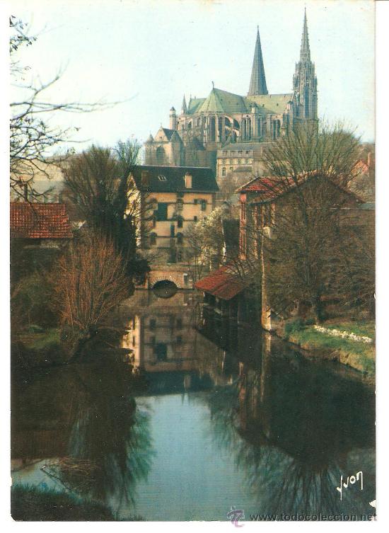 Postales: POSTAL , COULEURS ET LUMI&Eacute;RE DE FRANCE 28 - CHARTES , EDI. YVOR