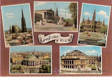 Postales: POSTAL A COLOR AUSTRIA VIENA - Foto 1